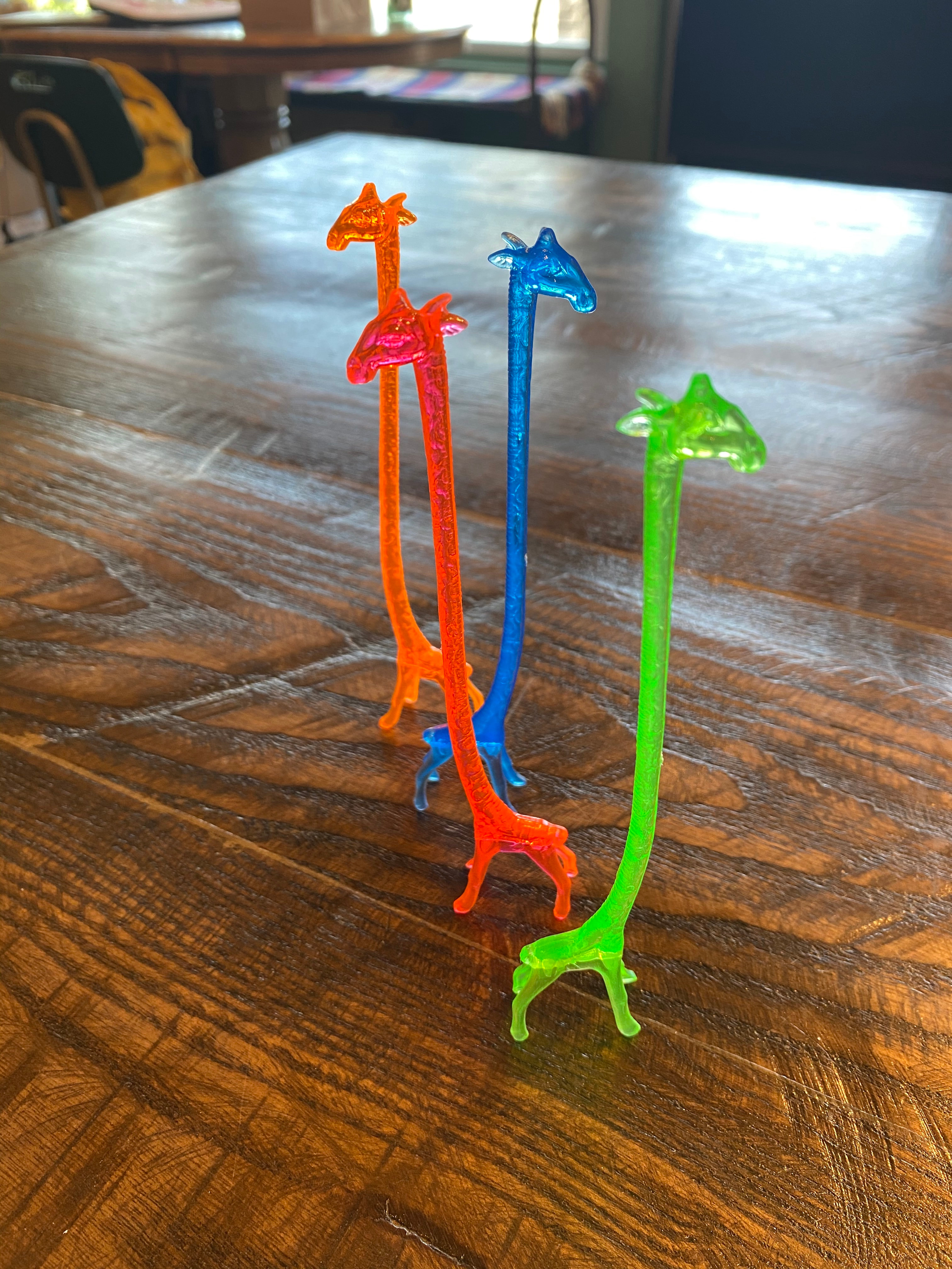 Giraffe Swizzle Sticks Drink Stirrers Pack of 12